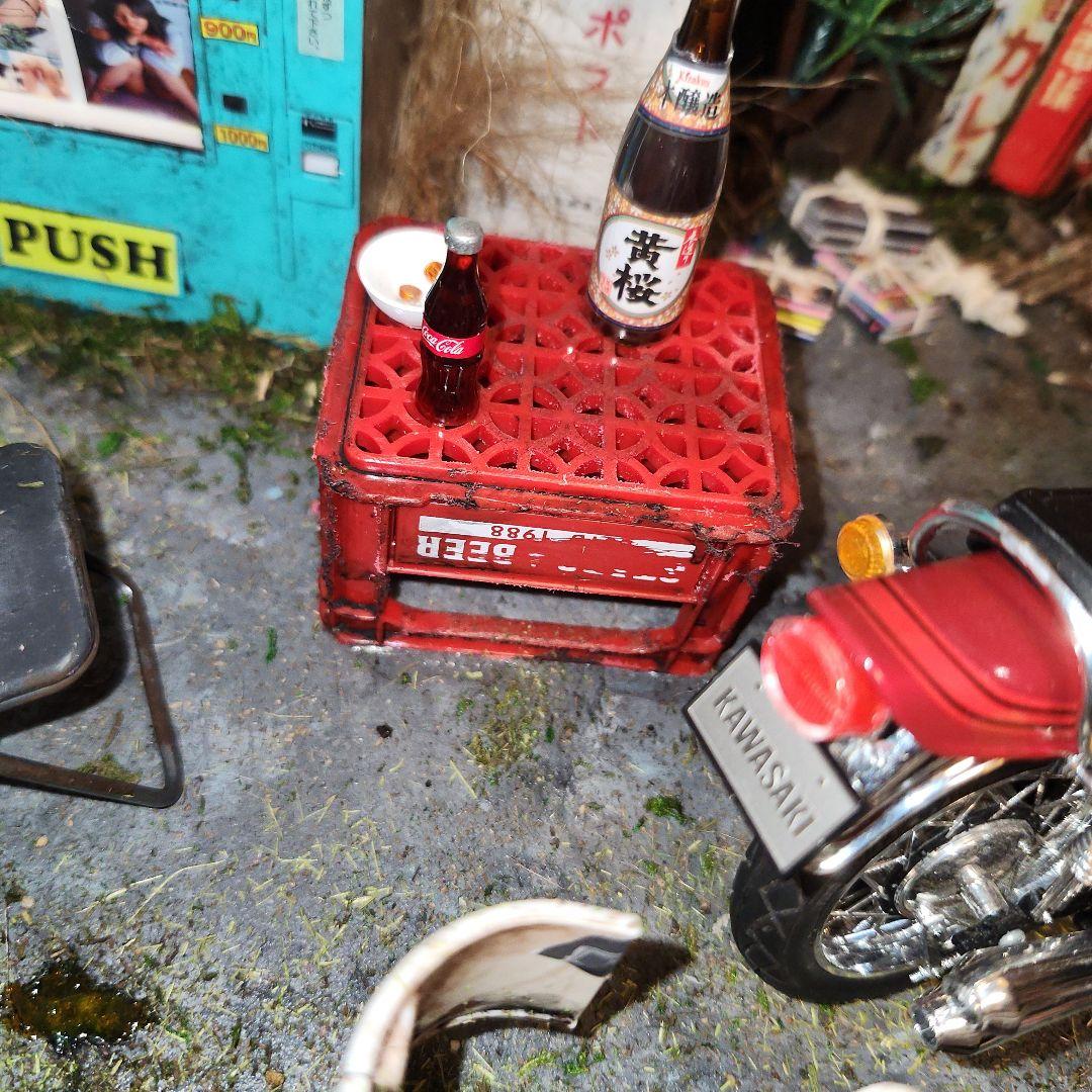 昭和　レトロ自販機　ジオラマ　1/12 Z2　ホーロー看板