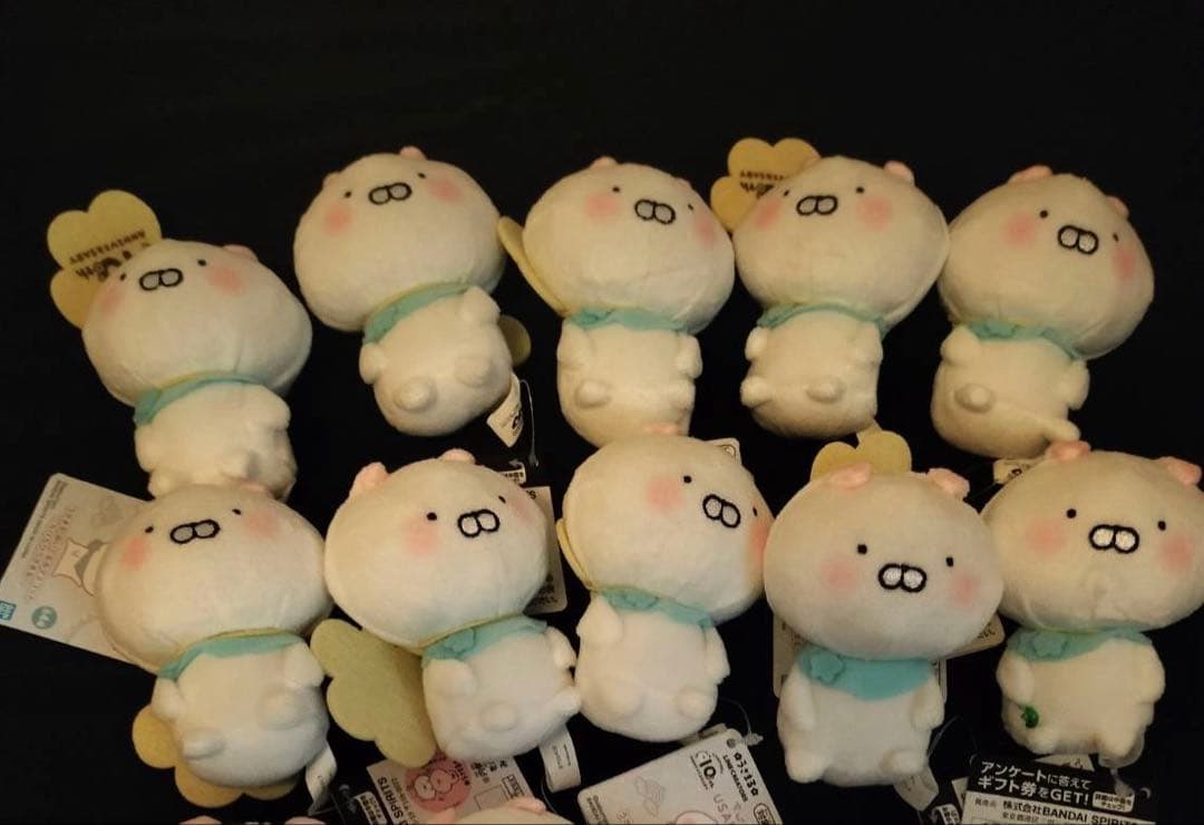 うさまる ぬいぐるみマスコット ちびちびうさまる　ナムコ限定 10個セット