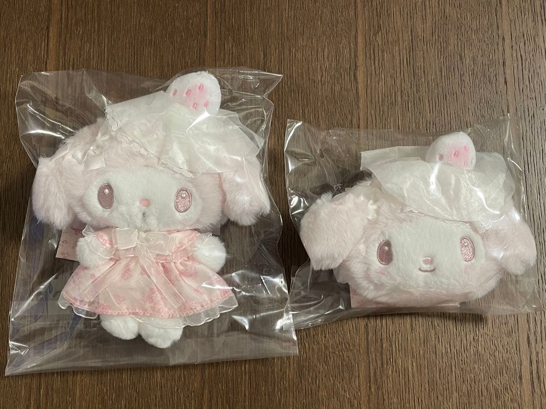 サンリオ♡マイメロディ 白いちごのティータイム マスコットホルダー&ポーチ