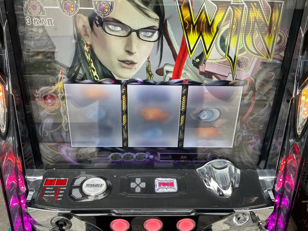 ★動作〇★ 訳アリ パチスロ 実機 サミー ベヨネッタ 5号機 AT 家スロ