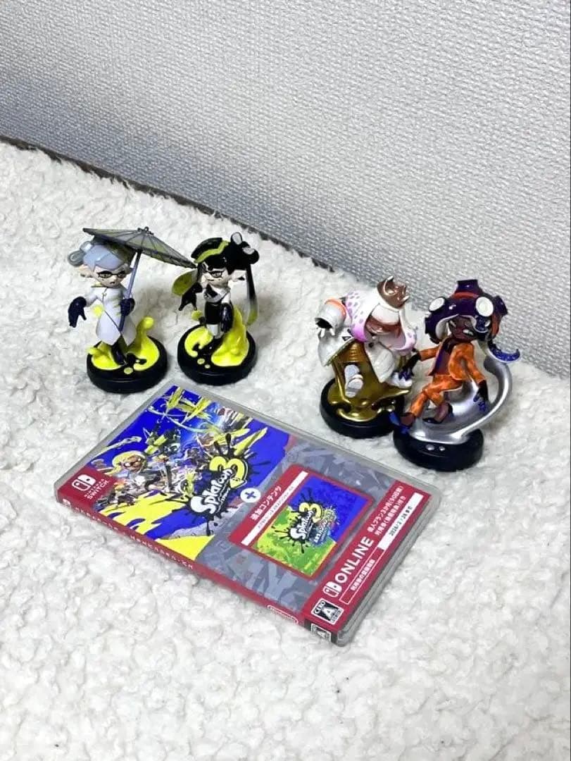 スプラトゥーン3 イイダ ヒメ ホタル アオリ amiiboセット