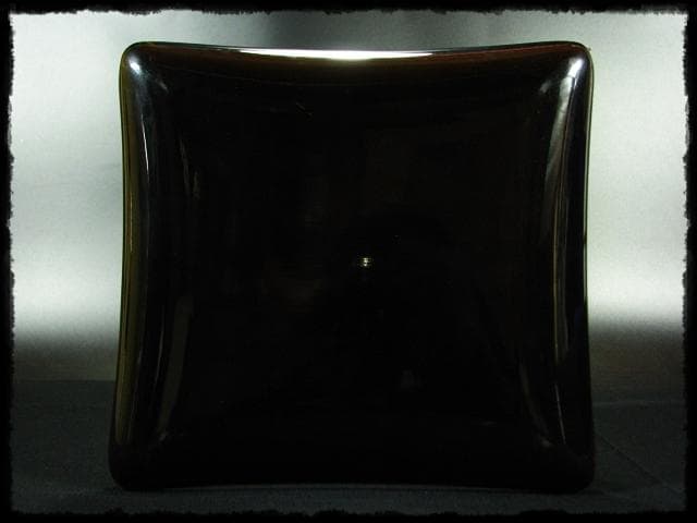 時代物 網魚蒔絵手付盆 菓子器 茶道具 c522