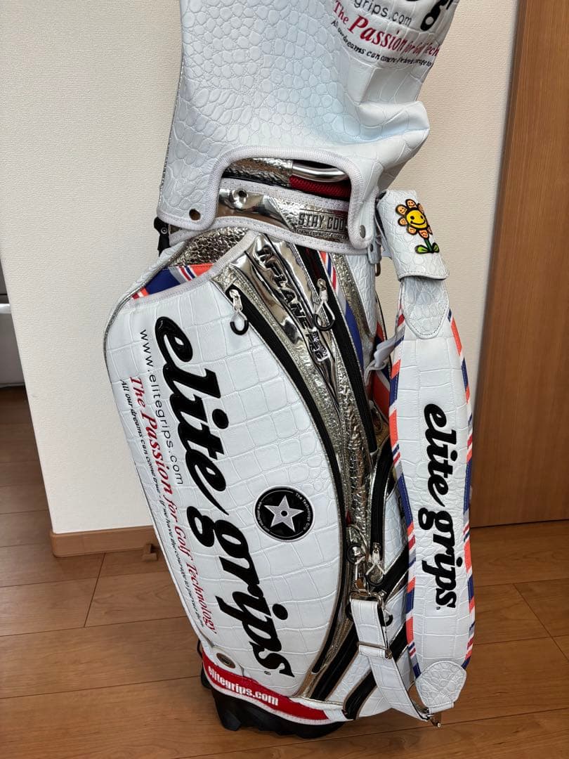 ゲン★高級レア限定品★超お洒落elite grips キャディバッグ