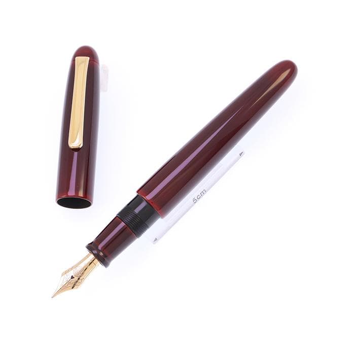 NAKAYA 中屋万年筆 万年筆 ライター ポータブル 赤溜 中字
