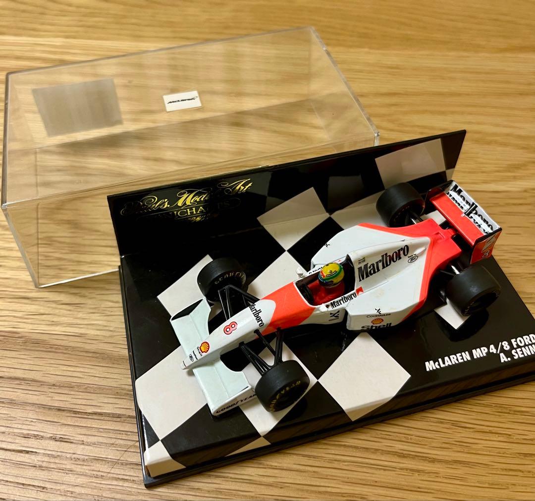 ミニチャンプス マクラーレン MP4/8 A.セナ 1/43 マルボロ仕様