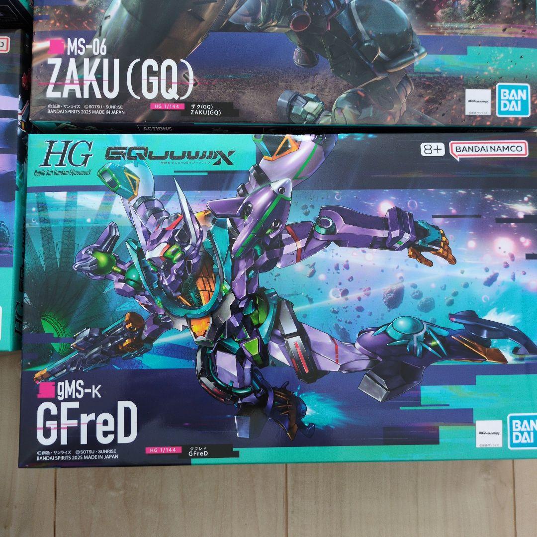 HG GQuuuuuuX(ジークアクス) ガンプラ5点セット