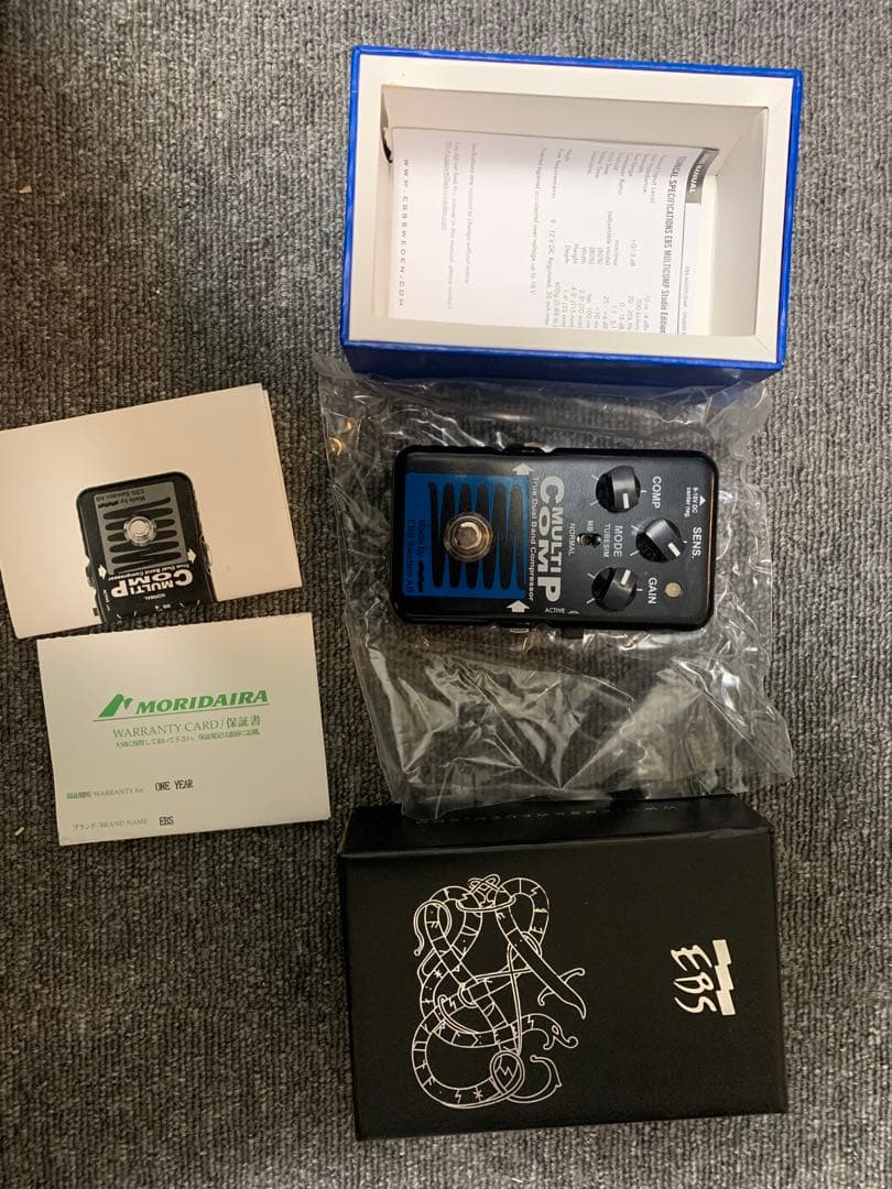 EBS multi comp マルチコンプ　ベースエフェクター