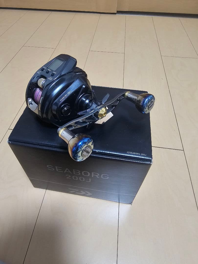 （美品）ダイワ　22シーボーグ200J リブレ クランク120