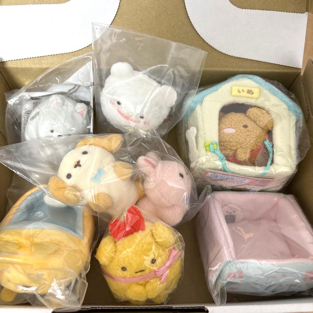 すみっコぐらし　わた　こいぬ　他　てのりぬいぐるみ