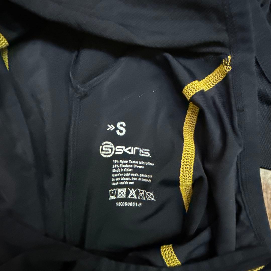 SKINS ロングタイツ　スキンズ 自転車 コンプレッション S