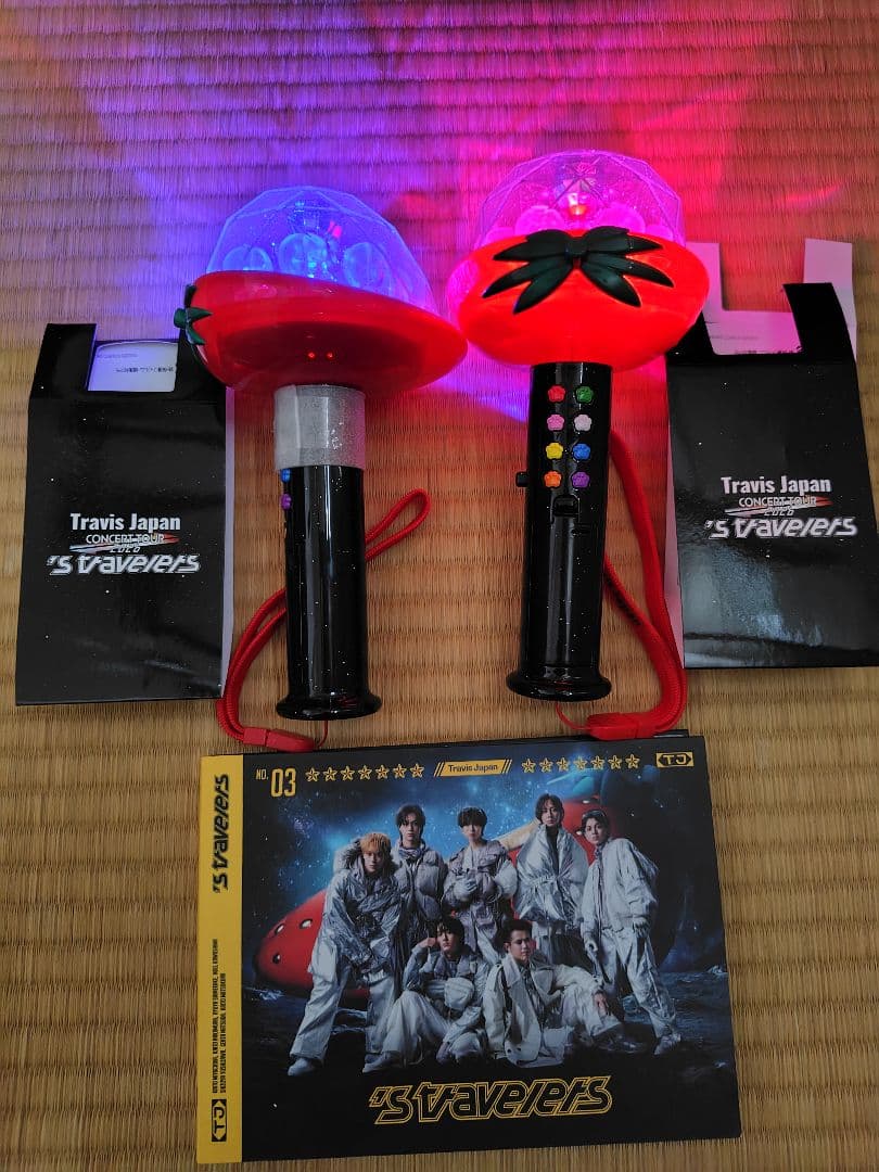 TravisJapanペンライト 2本セットTravelersFC盤CD&DVD