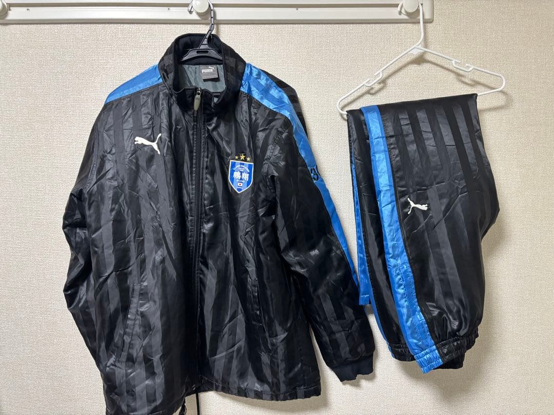 鵬翔高校　高校サッカー　プーマ　 ウィンドブレーカー　上下L