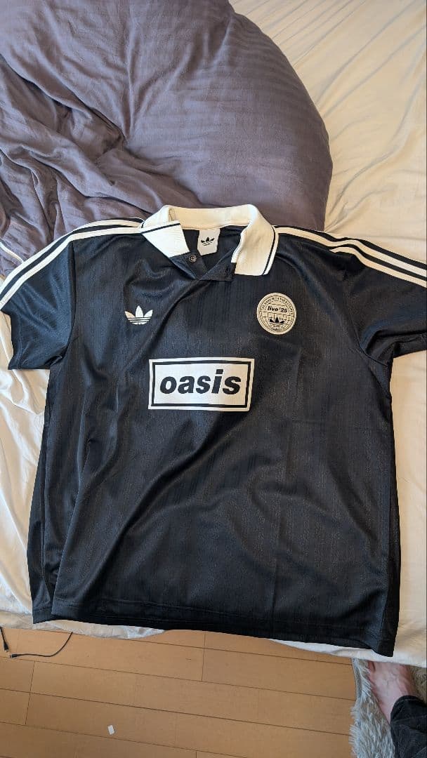 adidas oasis シャツ 25号 黒