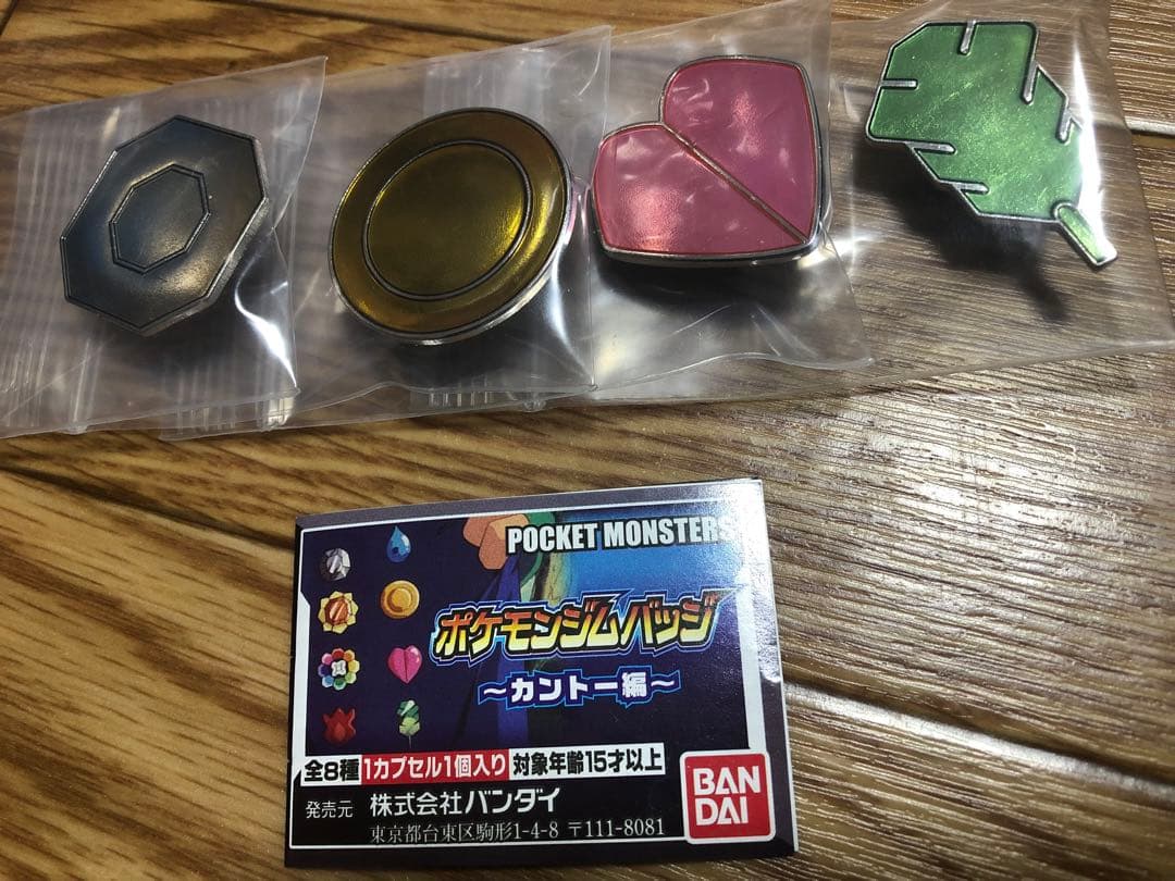 希少 ポケモン ジムバッジ カントー編 ポケットモンスター 初代 ナツメ サカキ
