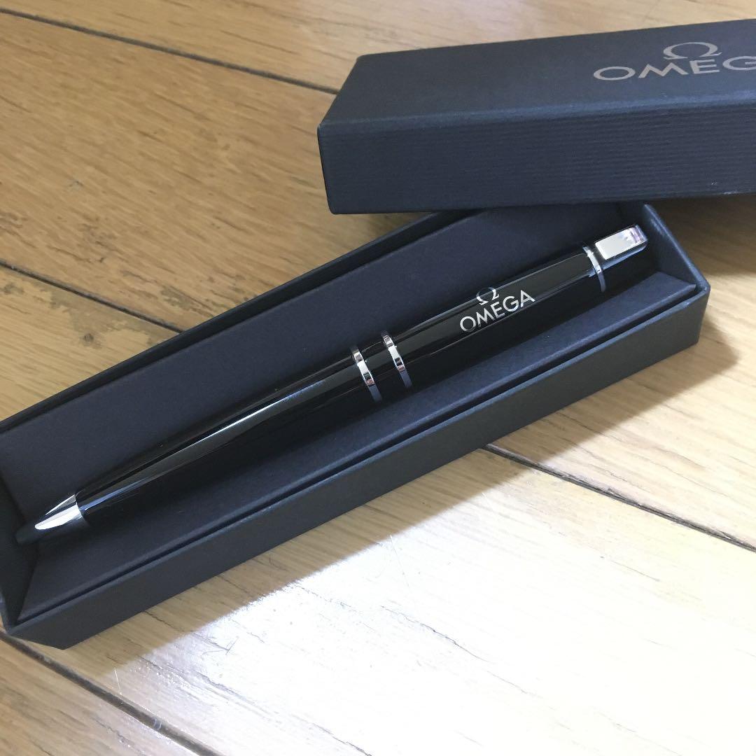 オメガ ボールペン 非売品 レア 限定　ブラック