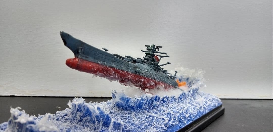 バンダイ.メカコレシリーズ.宇宙戦艦ヤマト2199 ジオラマ 完成品