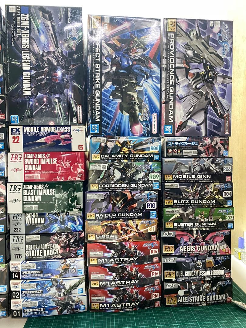 レジェンドガンダム　等　機動戦士ガンダムSEEDシリーズ　合計44点