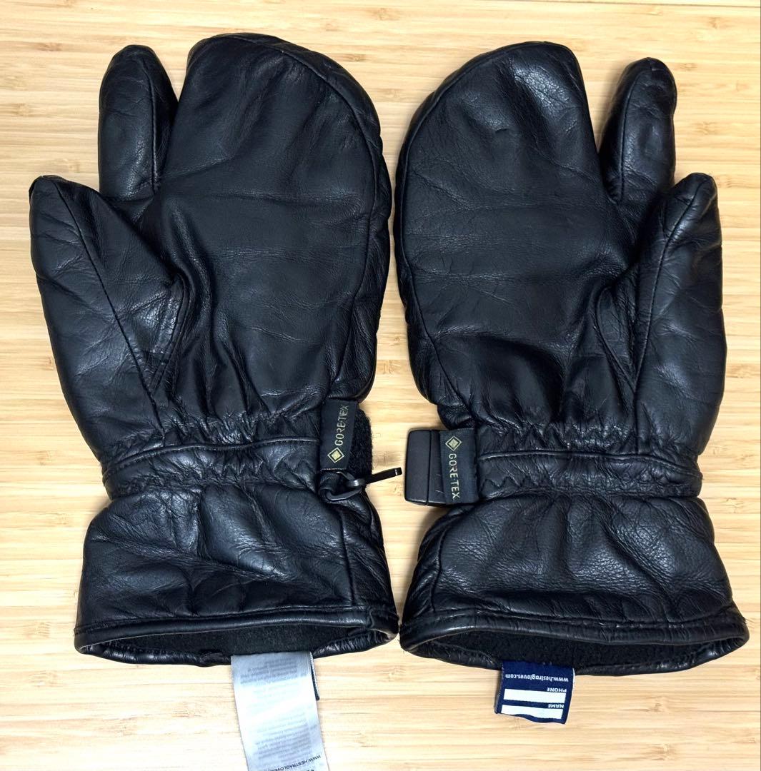 HESTRA 3-FINGER GTX FULL LEATHER 黒　19-20