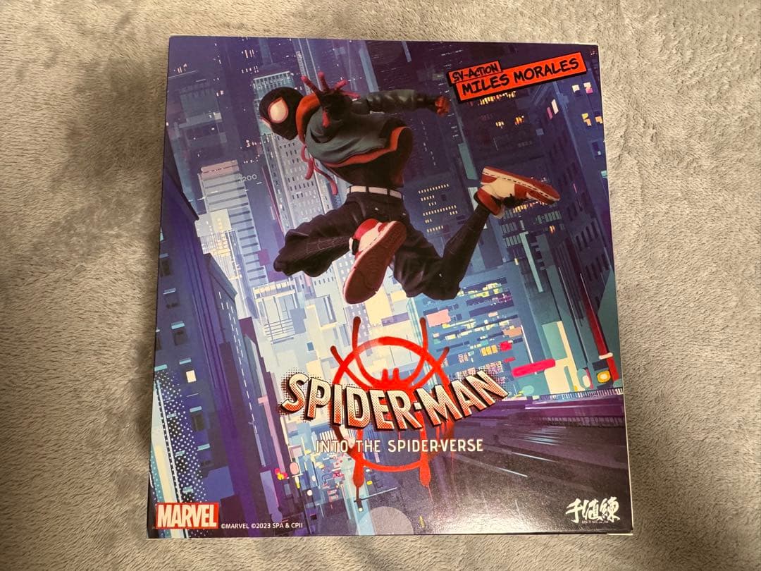 千値練スパイダーマン: スパイダーバース マイルス・モラレス フィギュア