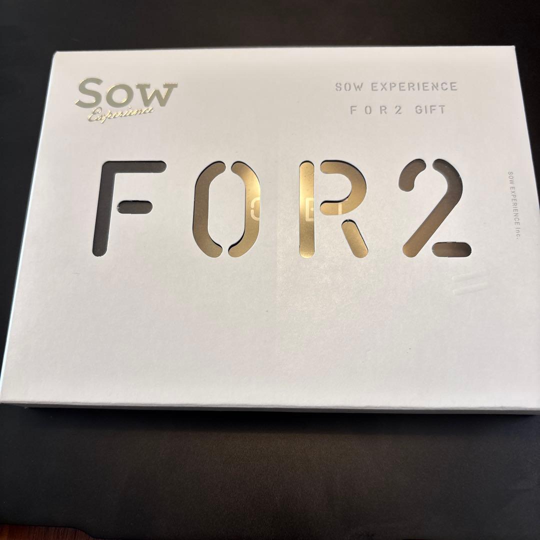 SOW EXPERIENCE FOR2ギフト(RED) ソウ エクスペリエンス