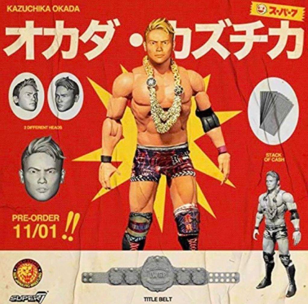 オカダ カズチカ フィギュア 新日本プロレス レインメーカー 内藤哲也 IWGP