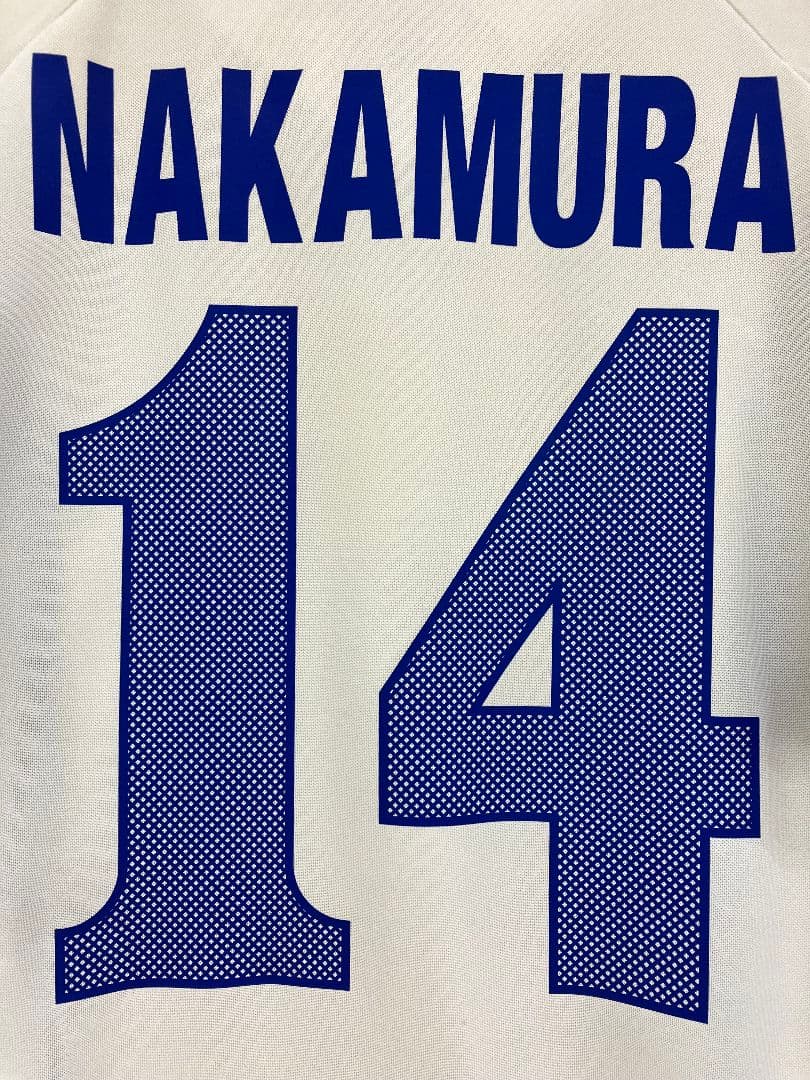99-00 日本代表　中村俊輔　アディダスオフィシャル　アウェイユニフォーム