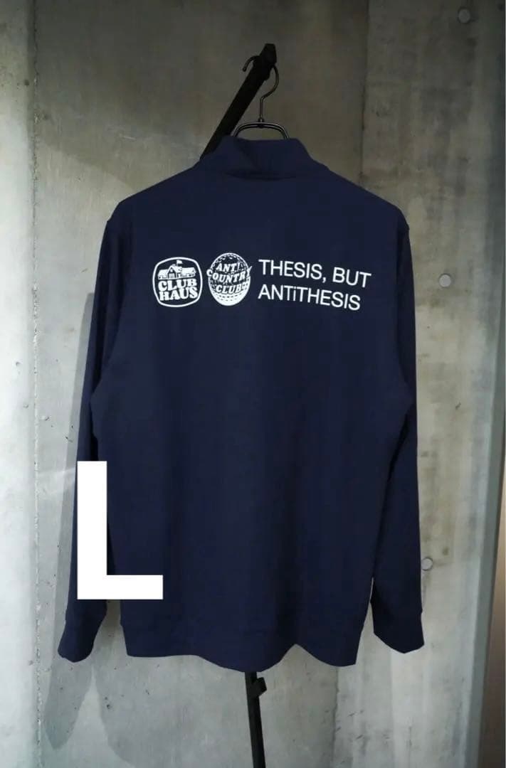 ANTI COUNTRY CLUB x ADIDAS GOLF ネイビー L