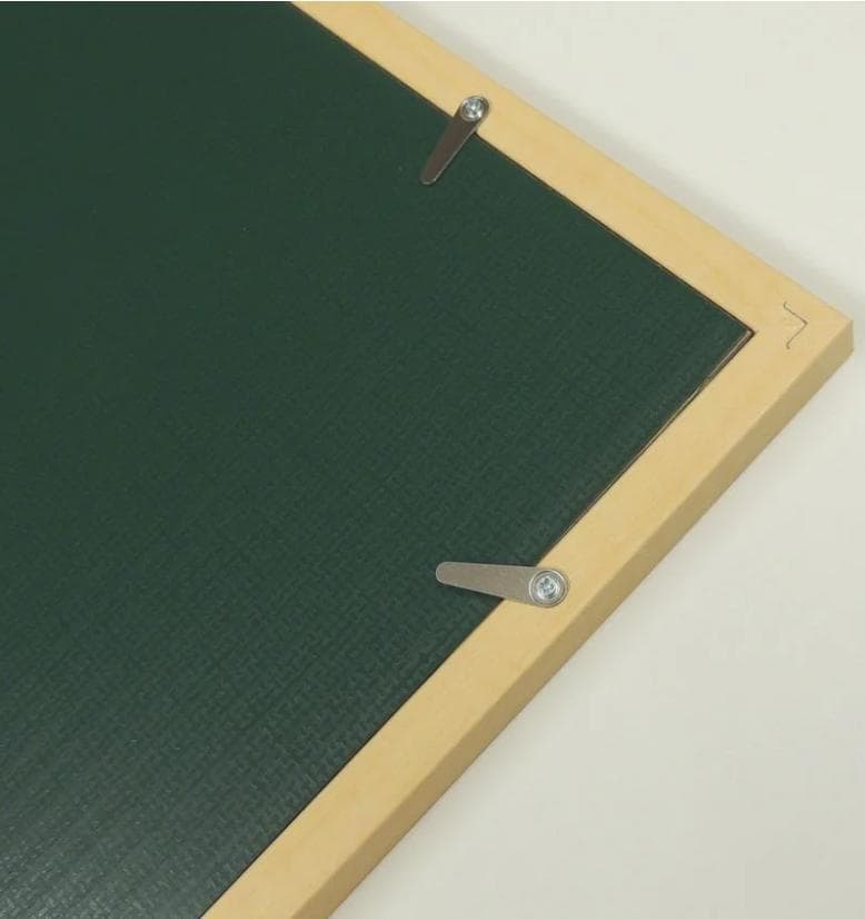 透明水彩画　原画　「白樺の小径01」額縁付き　F4サイズ　風景画