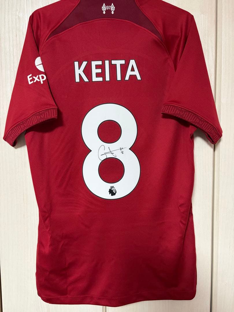 リバプール ナビ・ケイタ 直筆サイン入り ユニフォーム Liverpool