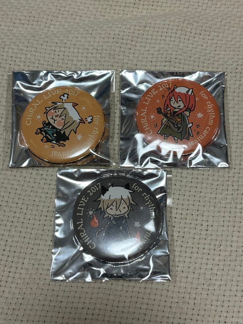 ニトキラ ラメント キラルライブ できぬ 缶バッジ コノエ シュイ リークス