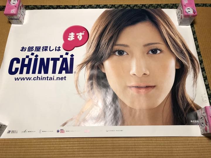 【非売品】加藤あい CHINTAI 駅貼り B0 超特大ポスター【入手困難】