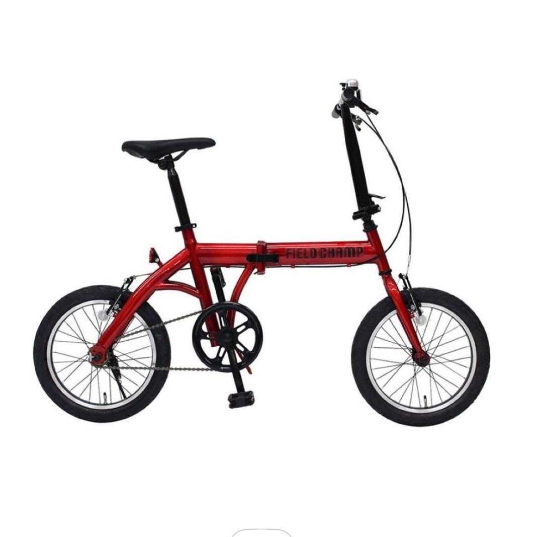 FIELD CHAMP 16インチ折りたたみ自転車 MG-FCP16RD レッド