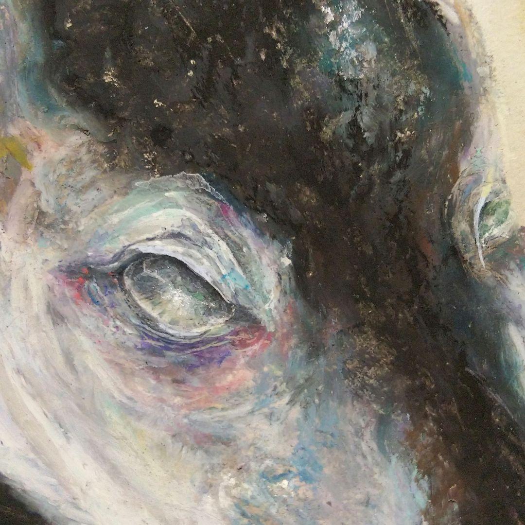 オカピ シマウマ キリン 鹿 原画 アート 絵画 画家  現代アート インテリア