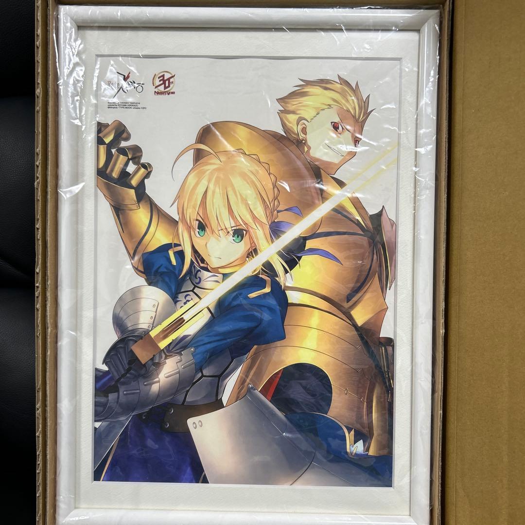 ニュータイプ30周年記念グッズ　Fate/Zero 10色刷り額装複製原画2