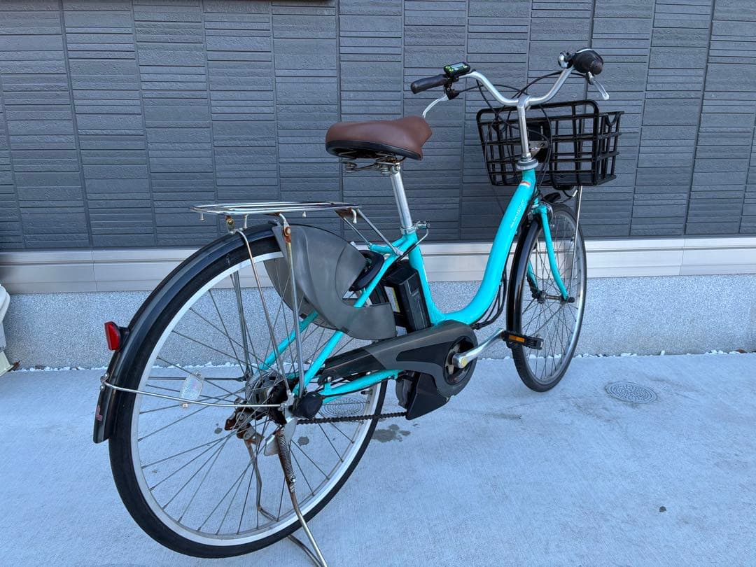 【送料込】電動自転車　ヤマハ　PAS ナチュラ　26インチ　バッテリー合計3個