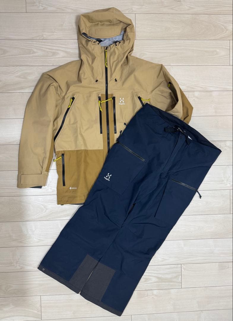 ホグロフス ヴァッシ ゴアテックス上下セット XXL