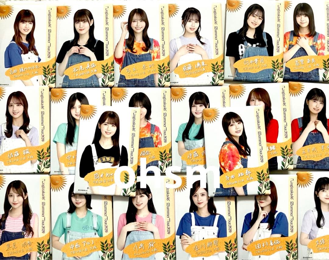 乃木坂46 真夏の全国ツアー　スクエア缶バッジ　2024 ランダムグッズ