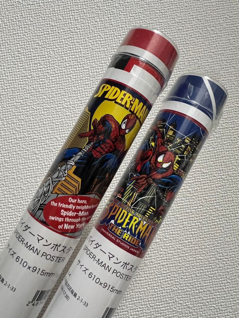 新品未使用未開封 USJ スパイダーマン ポスター