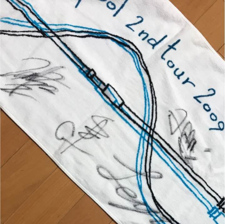 flumpool メンバー全員直筆サイン入りタオル