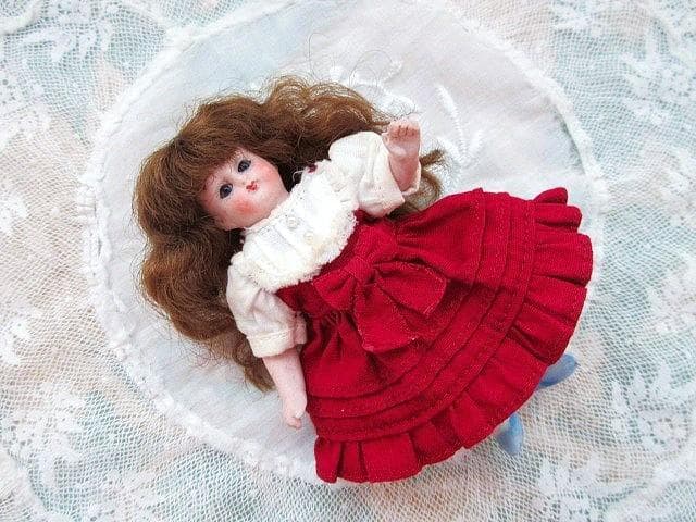 みにみに可愛い　ケストナー　アンティーク　ミニョネット　☆8.5㎝