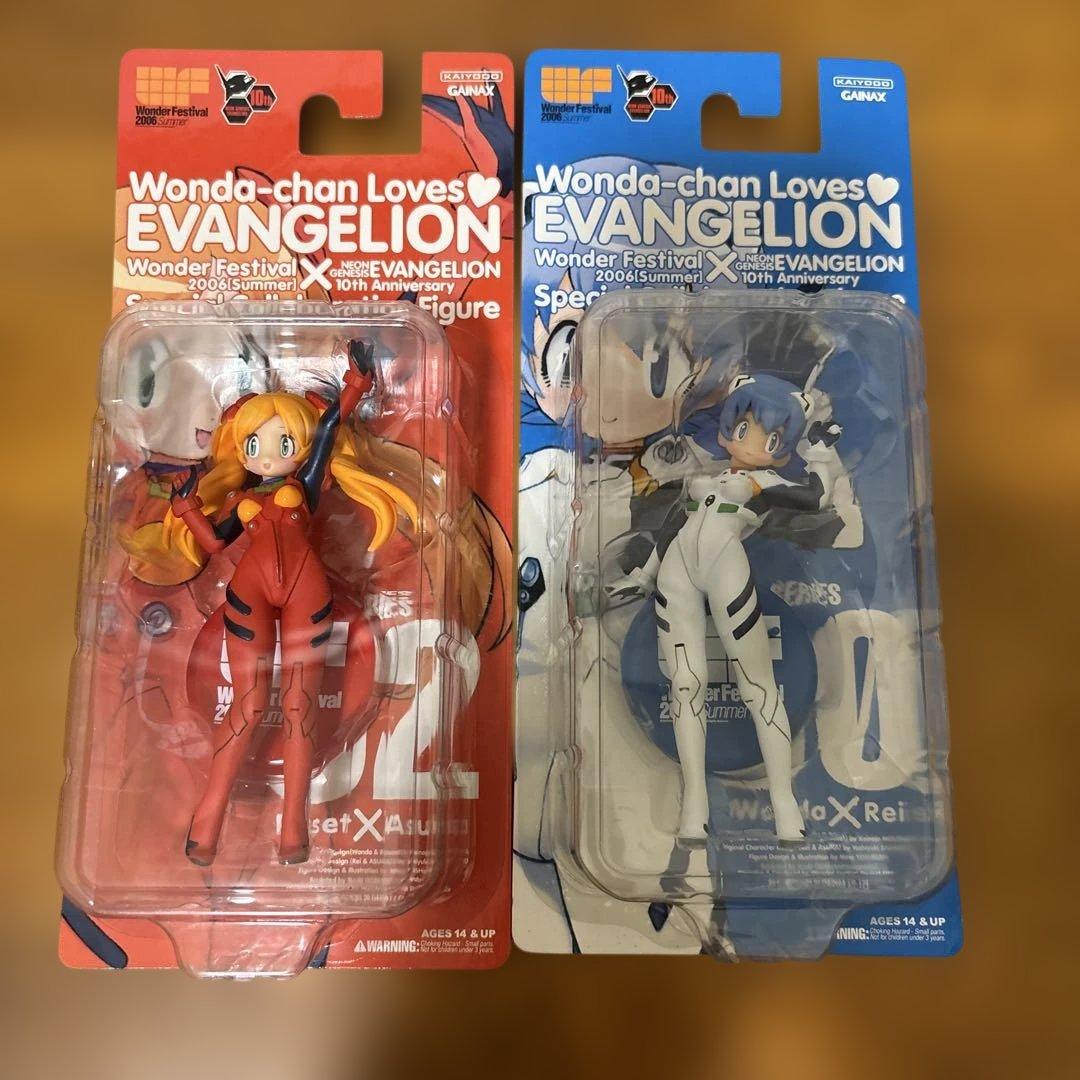 ワンフェス10周年 ワンダちゃん 綾波コスプレ&リセットちゃん アスカコスプレ