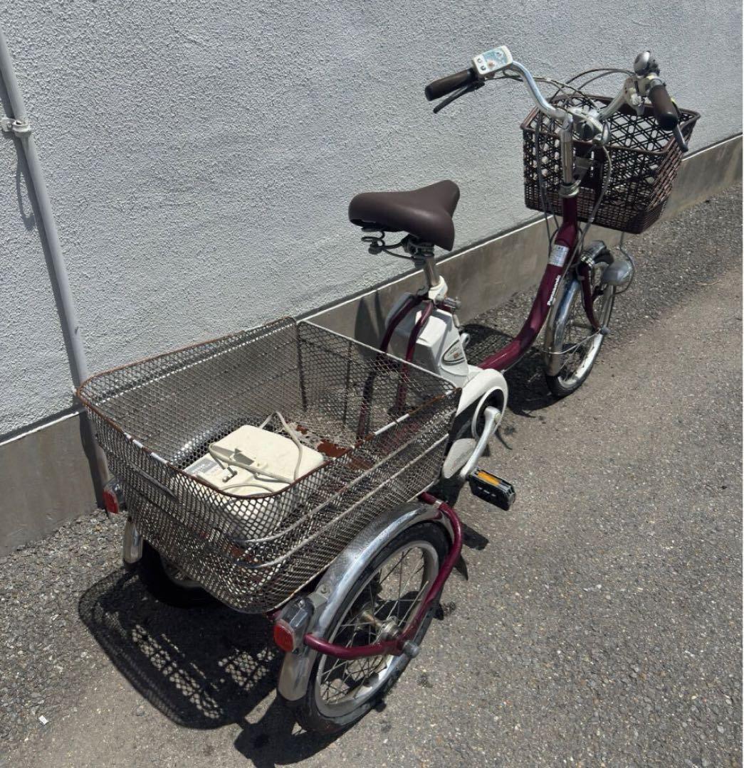 sawa3352！Panasonic三輪自転車ENR83バッテリー/充電器