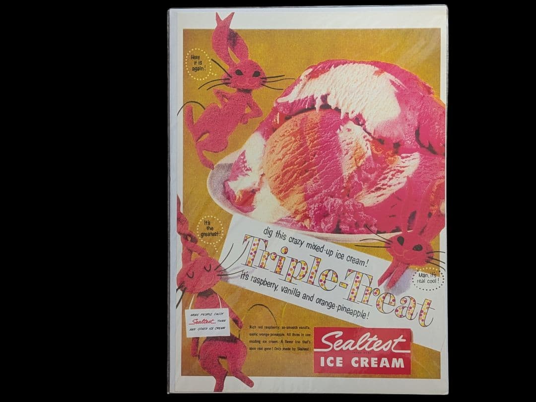 【即決】1950〜70年代 アメリカのヴィンテージ広告ミニポスター【インテリア】