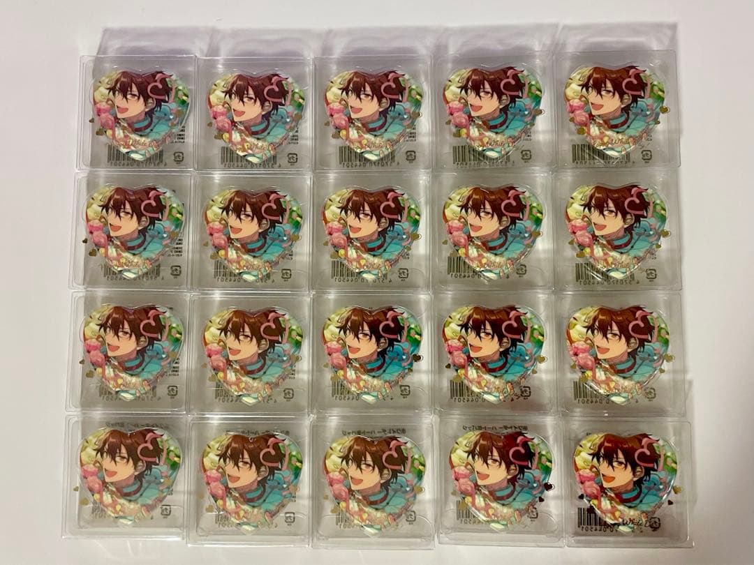 あんスタ 守沢千秋 ホワイトデー ハート缶バッジ