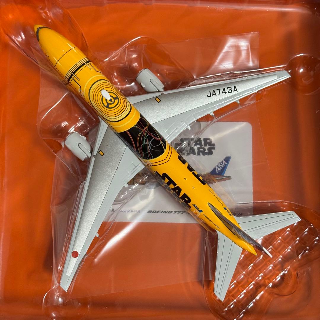 航空機・ヘリコプター JC ANA C-3PO B777-200ER JA743A 1/400