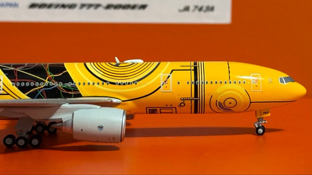 航空機・ヘリコプター JC ANA C-3PO B777-200ER JA743A 1/400