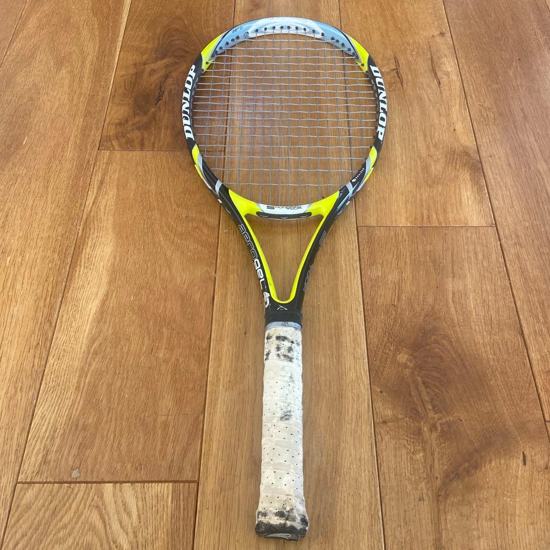 DUNLOP 硬式用テニスラケット イエロー 27インチ