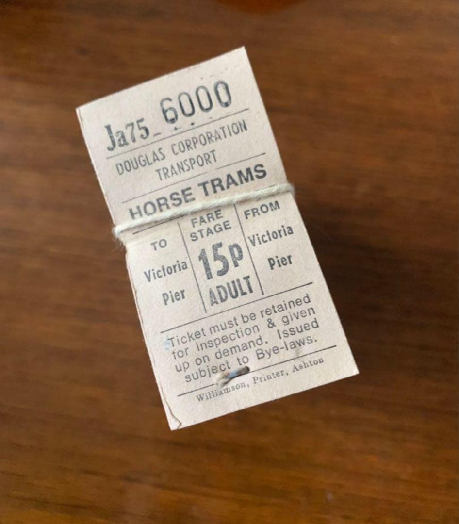 海外紙物　イギリス　Horse trams チケット　１０冊まるごと　ラスト