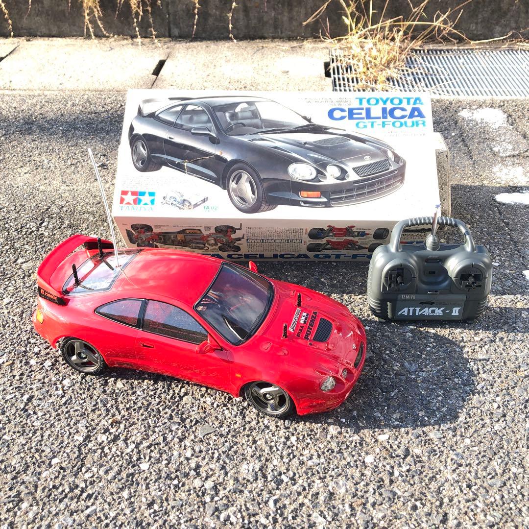 タミヤ トヨタ セリカ GT-FOUR 1/10 RCカー プロポ付 走行可能