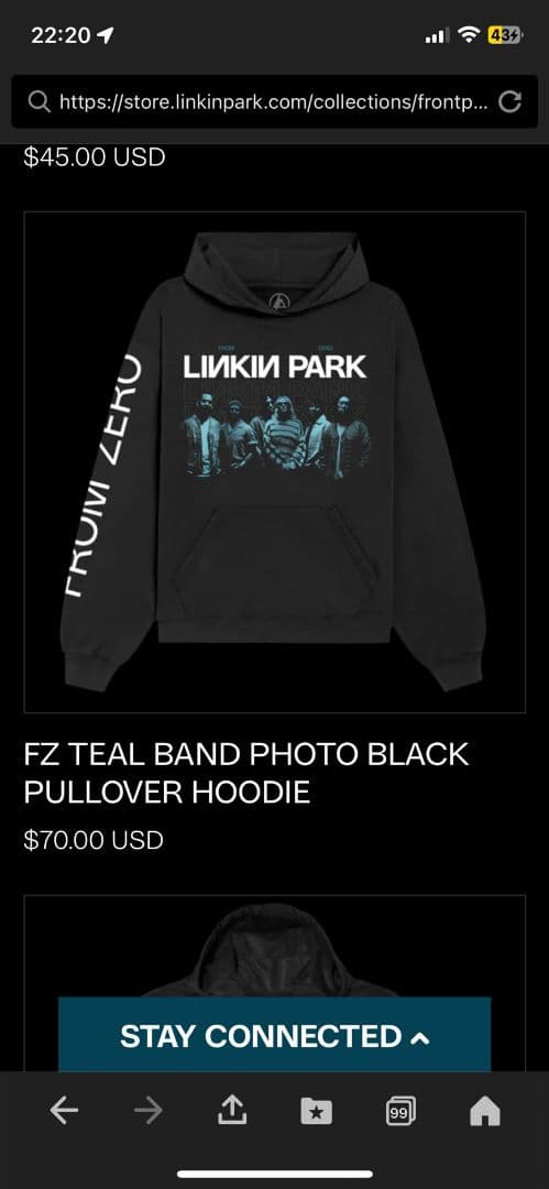 LINKIN PARK FROM　ZERO　パーカー 新品Lサイズとおまけ
